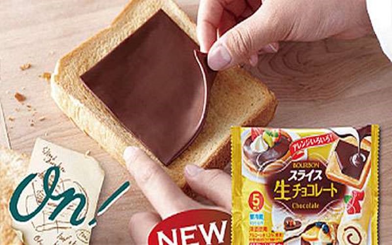 日本終於推出能夠直接放在吐司上的「生巧克力切片」，熱愛巧克力的人根本就不可能抗拒啊