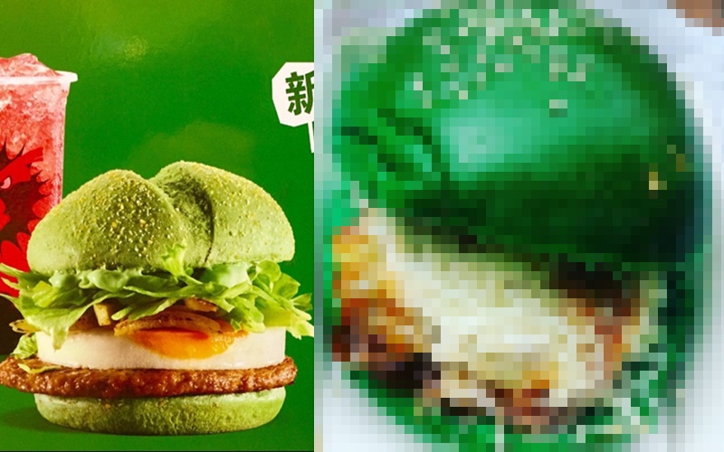 為了搶攻速食市場，麥當勞在中國市場推出「綠漢堡」
